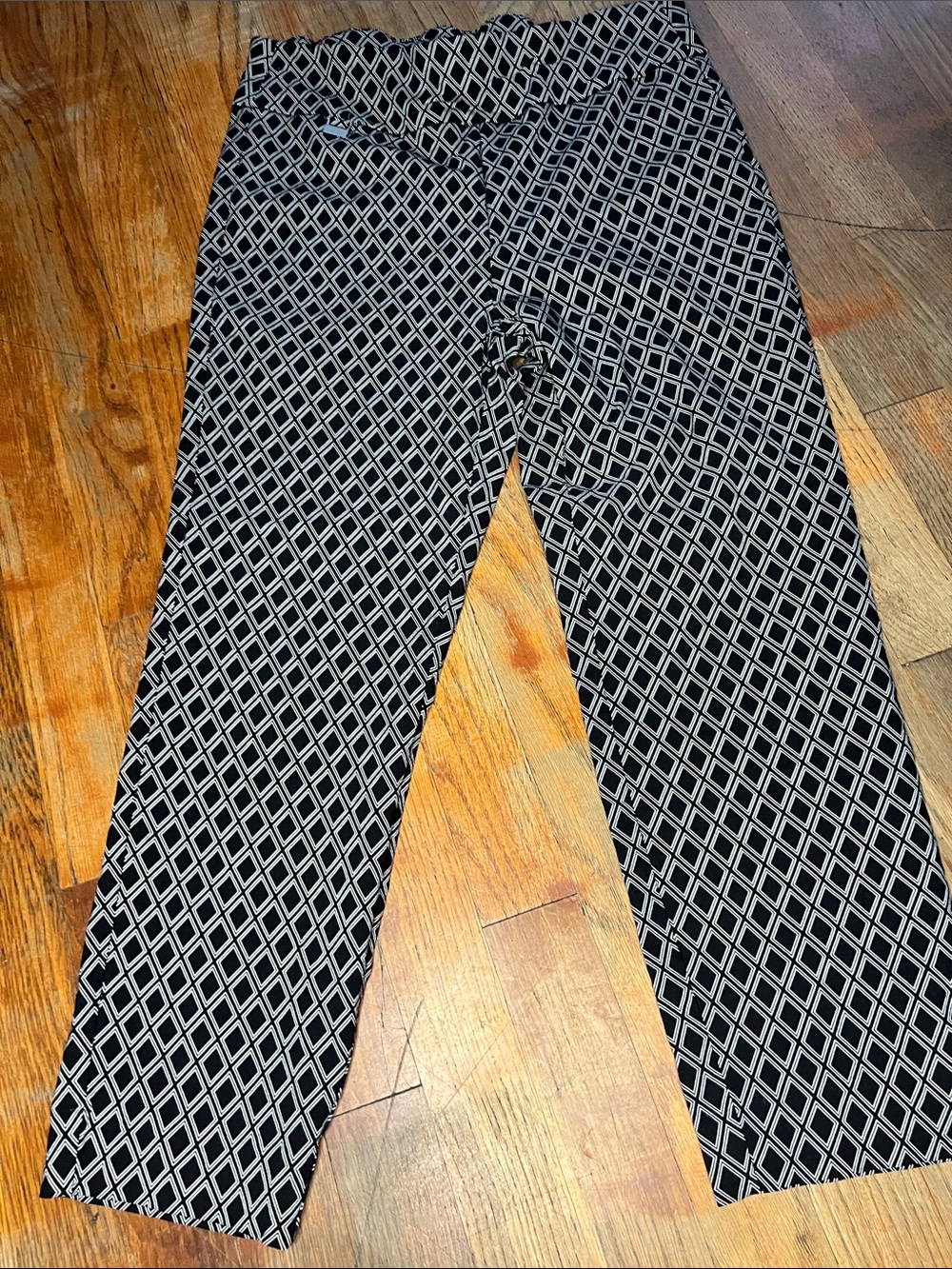 Philosophy Black and White Geometric Women's Pants